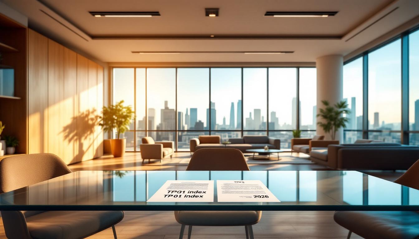Révision de loyer commercial avec l'indice TP01 en 2026